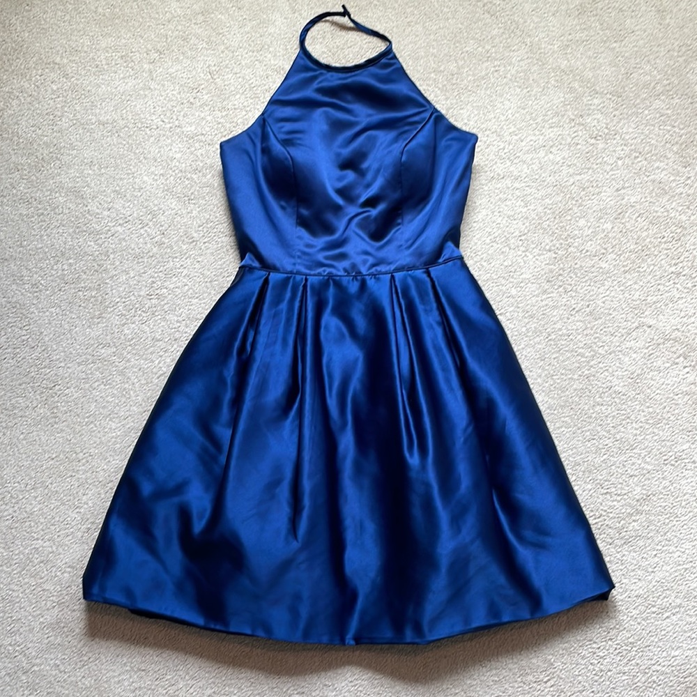 Sherri Hill size 6 homecoming prom formal party dress royal blue
